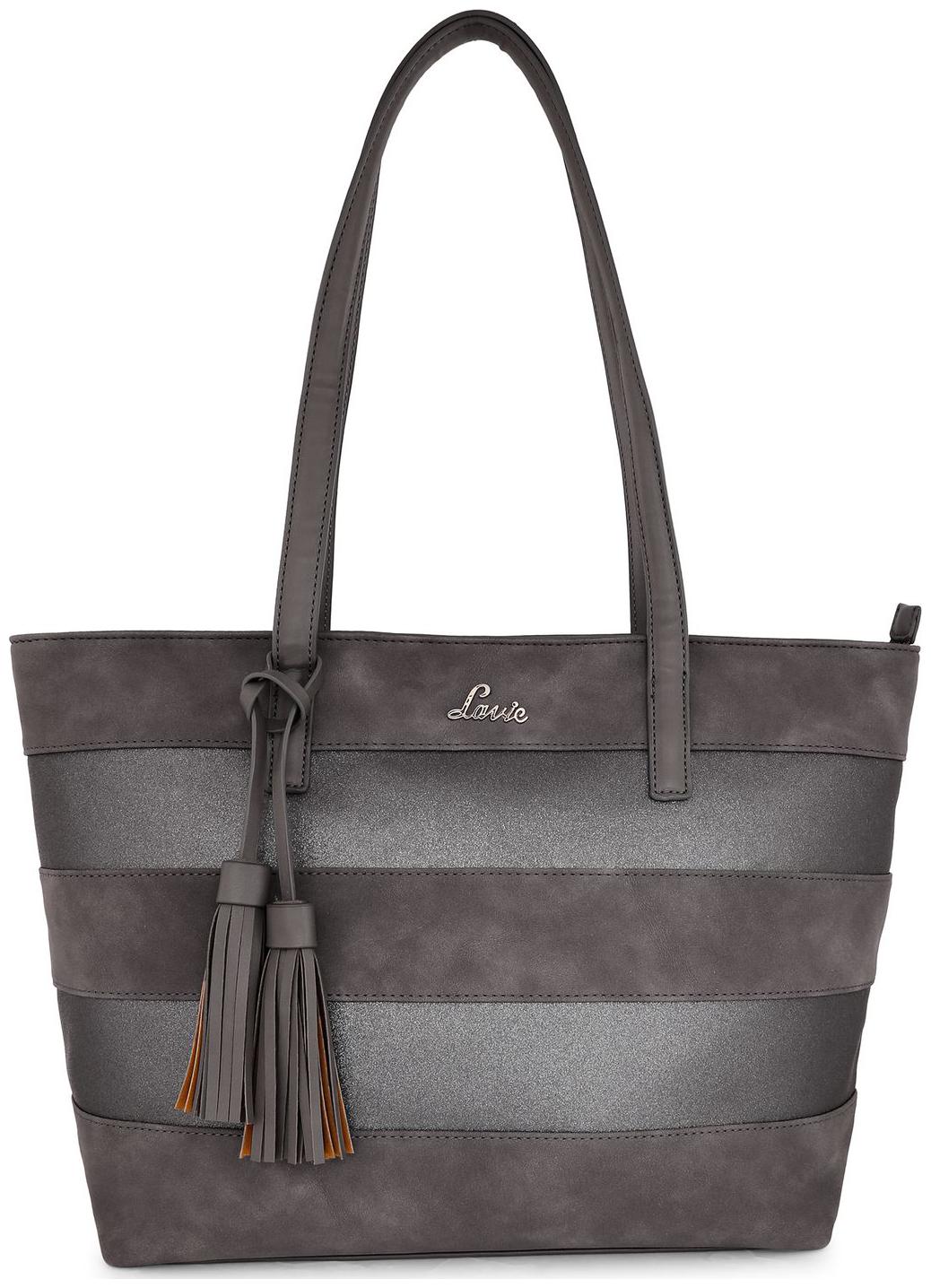 

LAVIE Grey PU Shoulder Bag