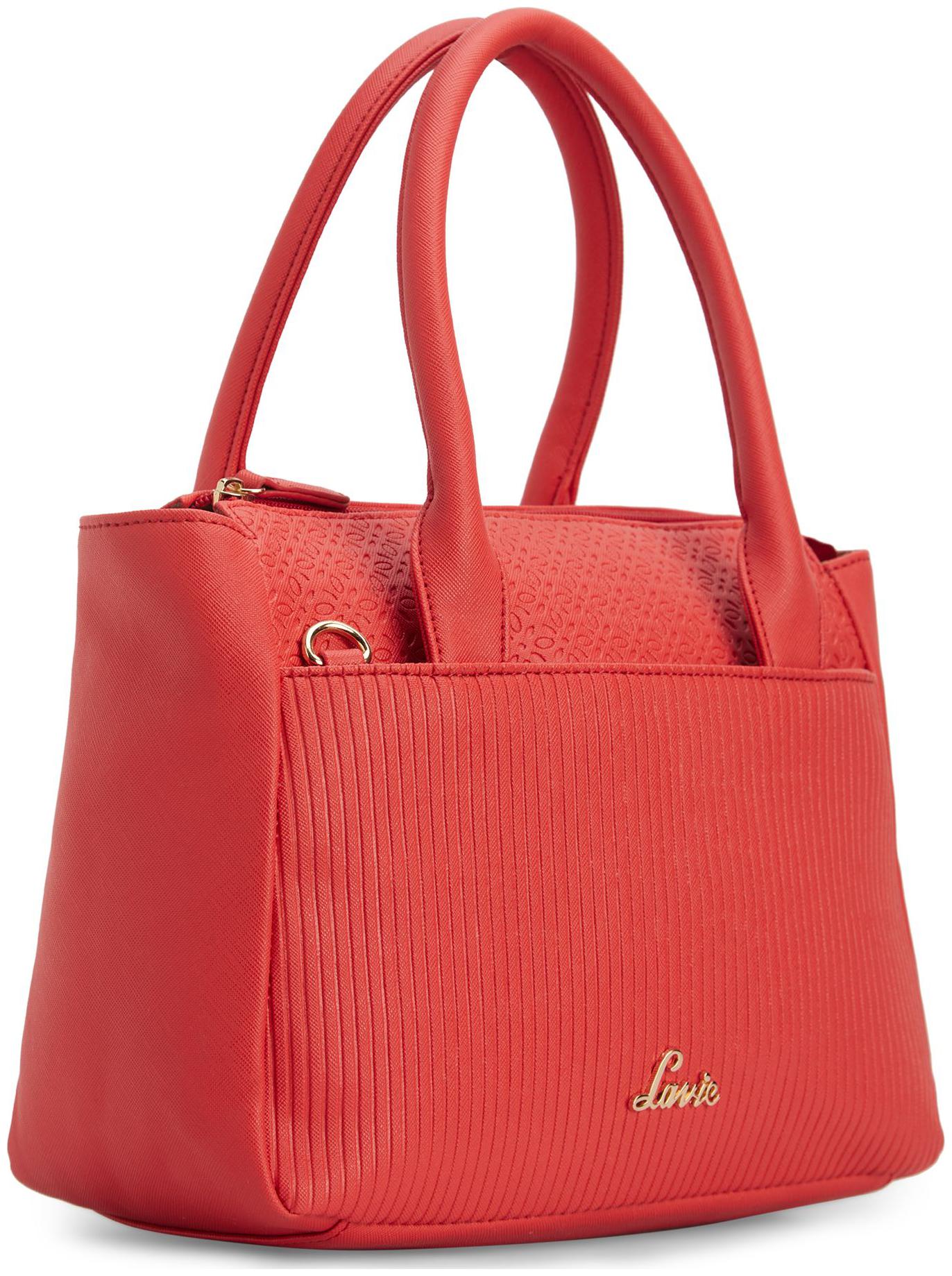 

LAVIE Orange Synthetic Handheld Bag