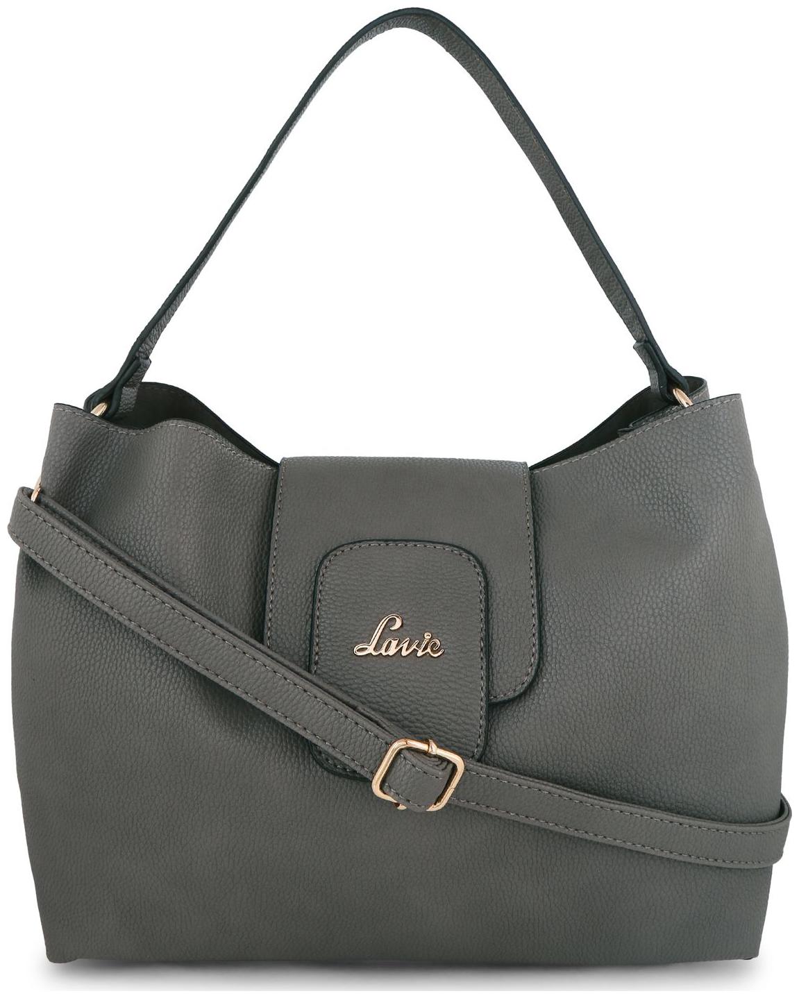 

LAVIE Grey PU Handheld Bag