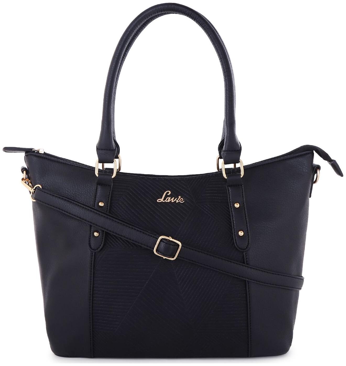 

LAVIE Black PU Handheld Bag