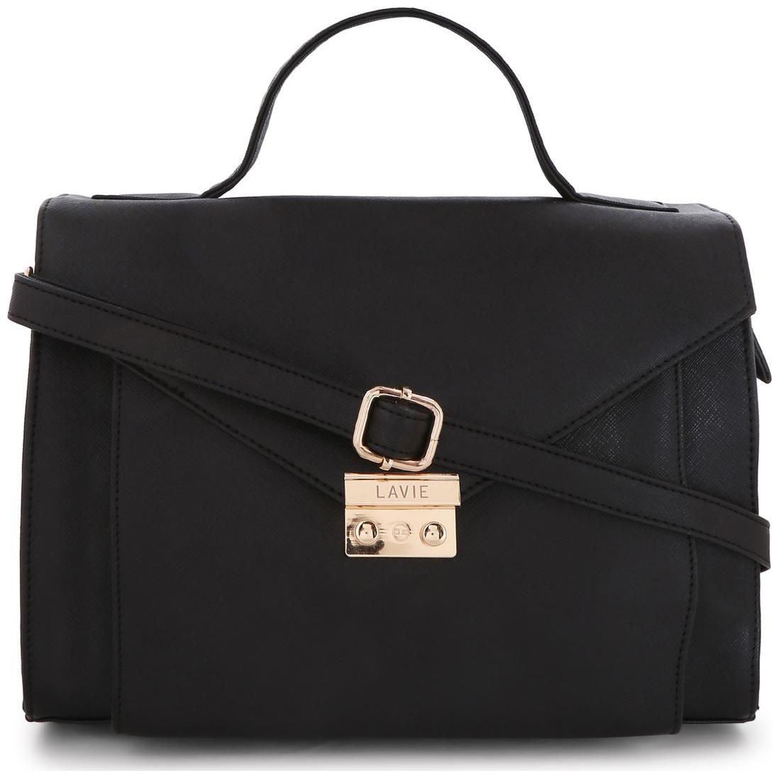 

LAVIE Black PU Satchel
