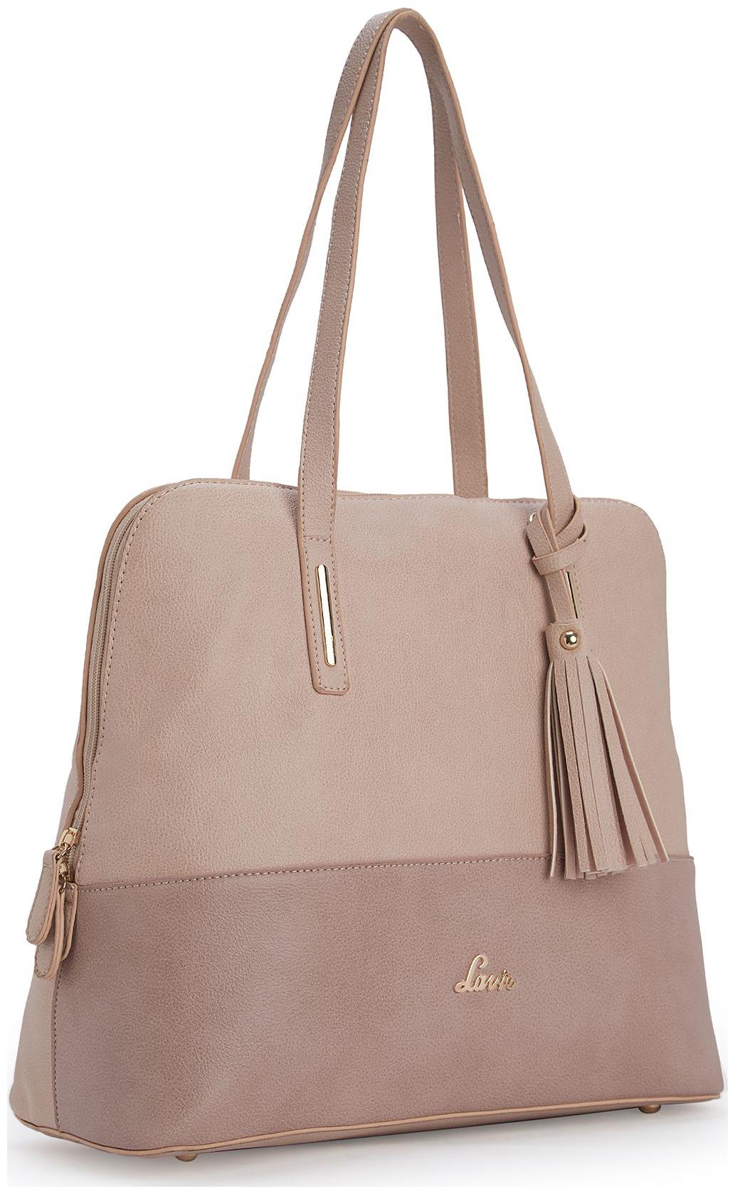 

LAVIE Beige Synthetic Satchel