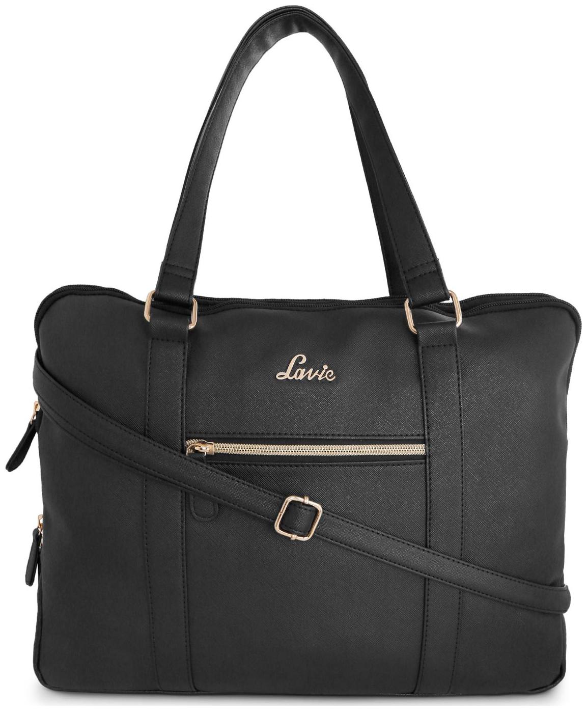 

LAVIE Black PU Handheld Bag