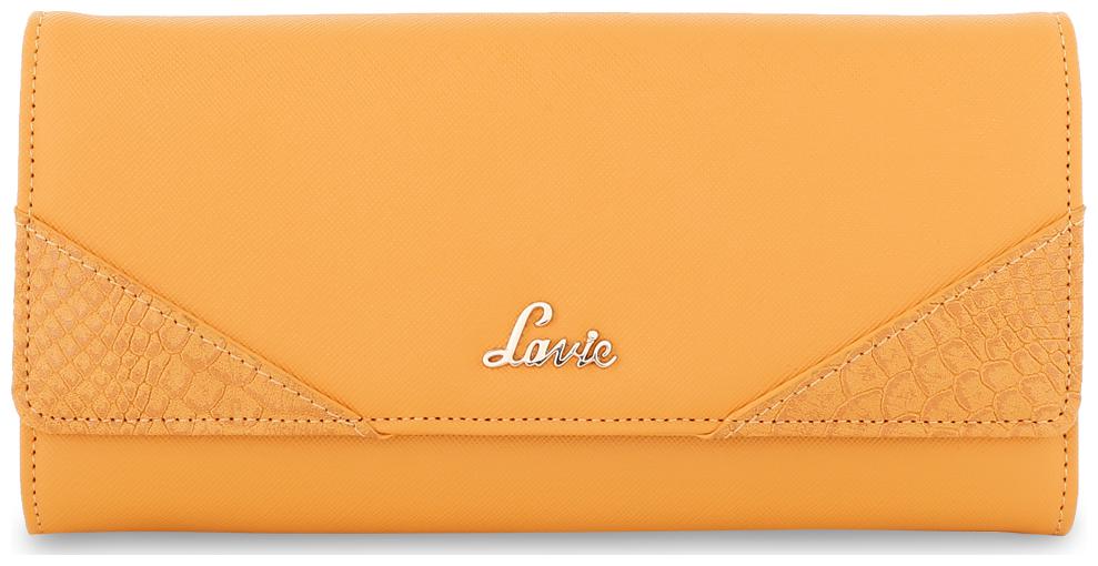 

LAVIE Women Yellow Leather Wallet