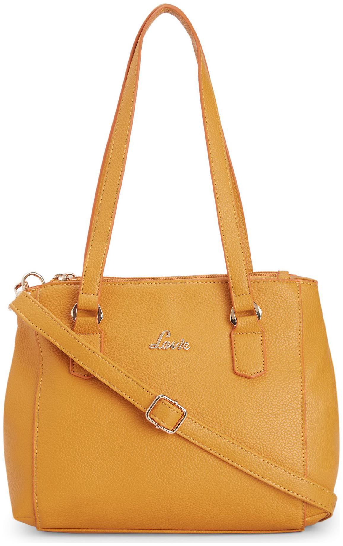 

LAVIE Yellow PU Satchel