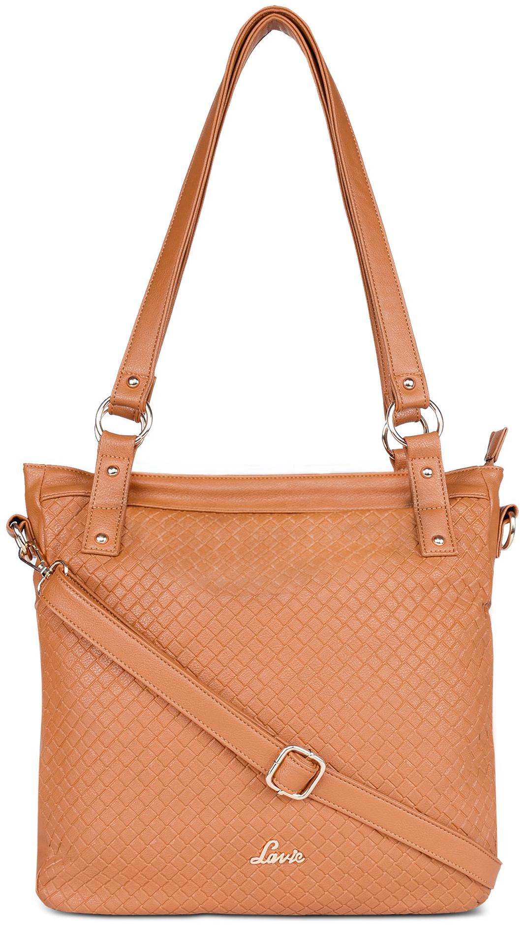 

LAVIE Yellow PU Handheld Bag