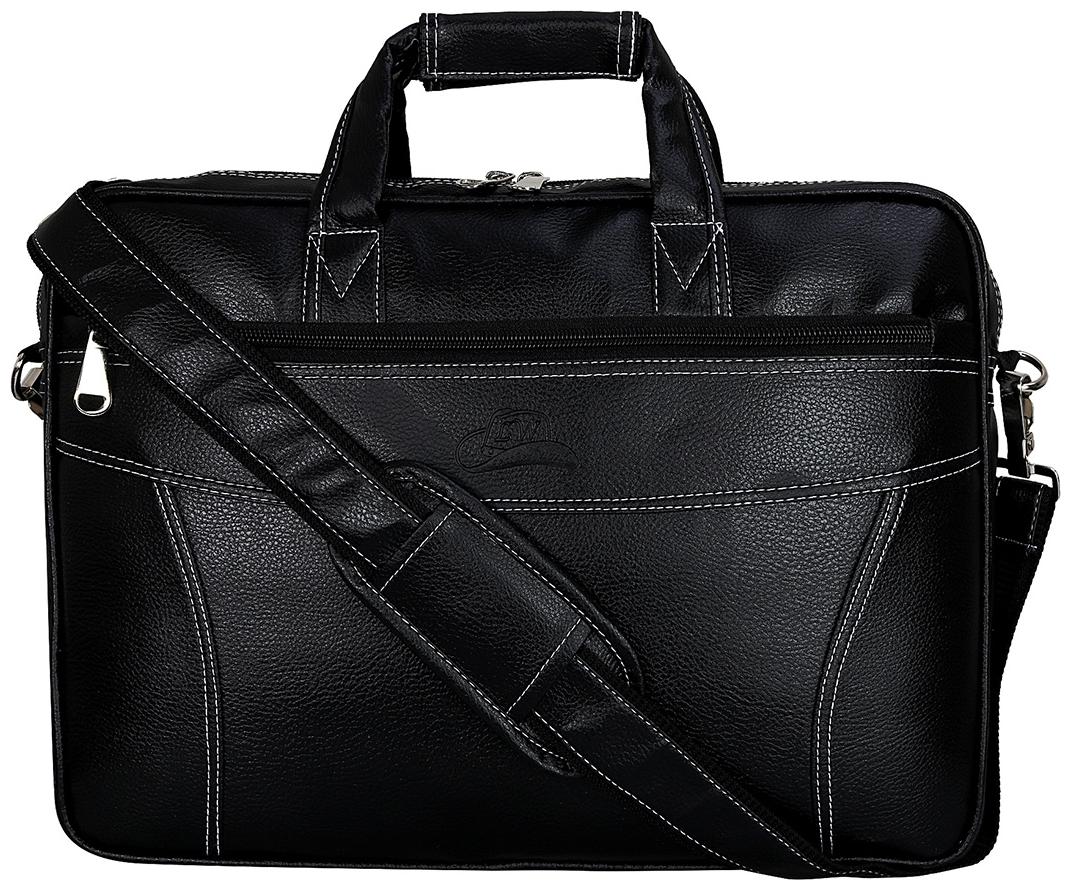 

Leather World 9 L Blue Color Genuine Leather Office bag For Men- 15 6 inch