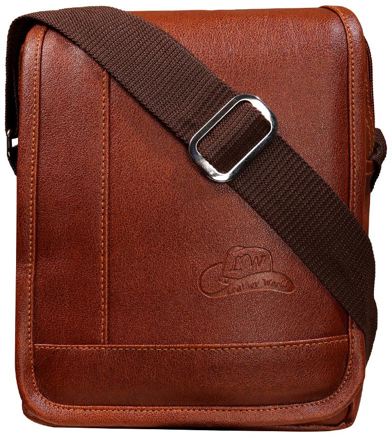 

Leather World Multipurpose Sling Messenger Cross Body Bag For Men Women