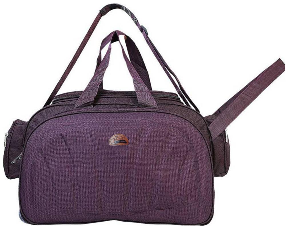 

Leather World Nylon Men Gym bag - Purple