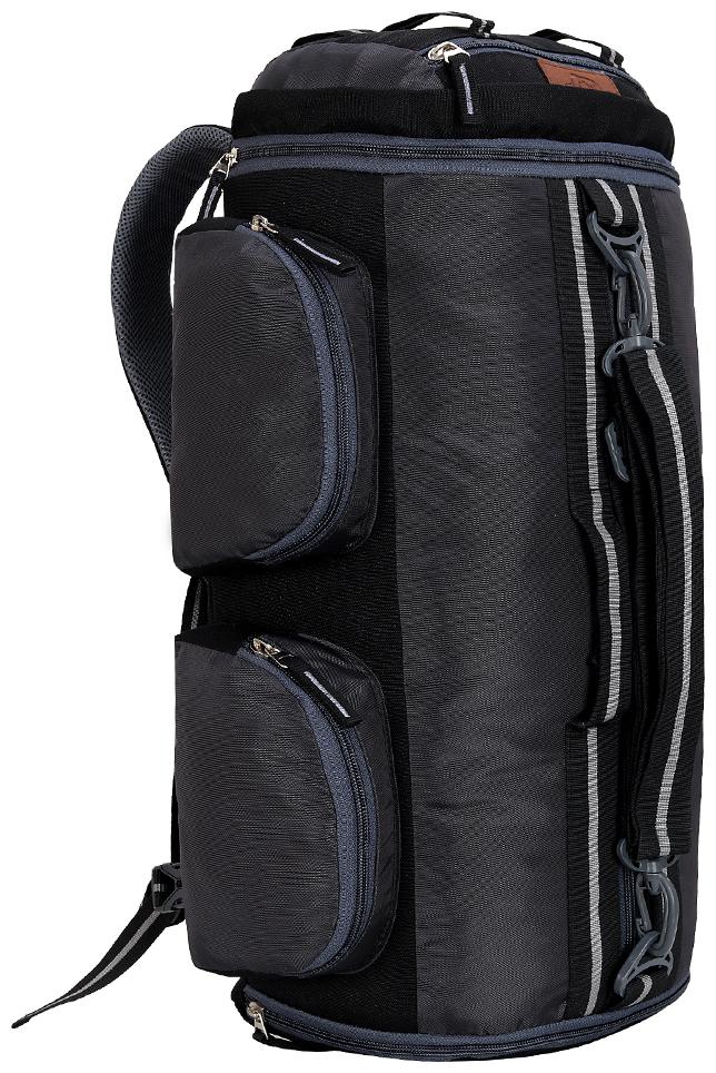 

Leather World Adventure Hiking Bag trekking Bag Plus Duffel Bag Rucksack With Shoe Compartment