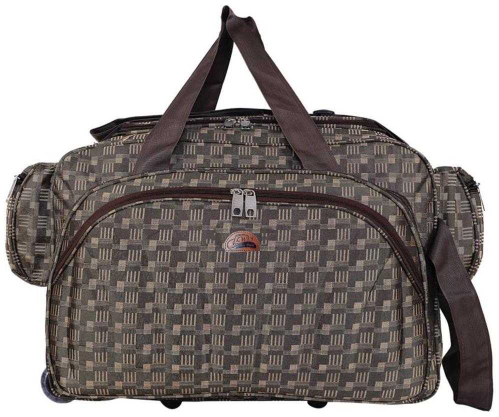 

Leather World Nylon Men Gym bag - Beige