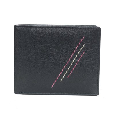 

LEATHERSTILE Women Black Leather Wallet