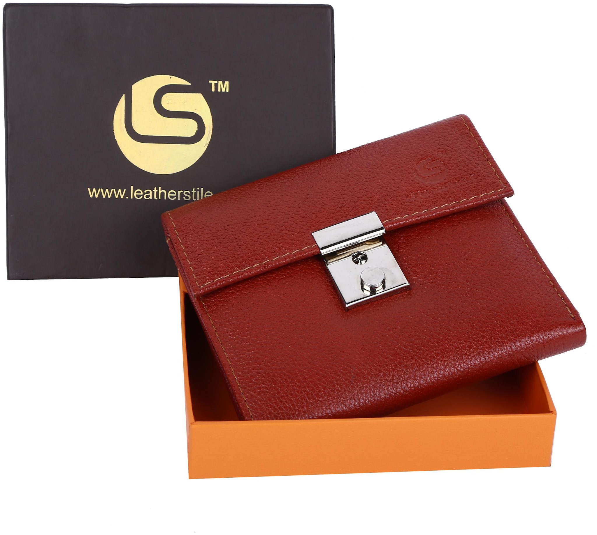 

Leatherstile Women Tan Leather Wallet