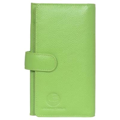 

LEATHERSTILE Women Green Leather Wallet