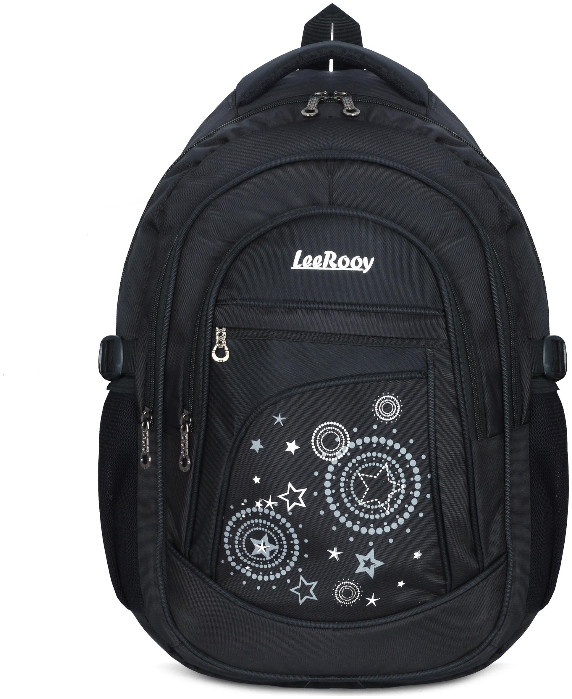 

LeeRooy LeeRooy Black Waterproof Laptop Backpack