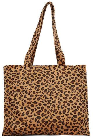 Leopard Print Womens Ping Bag Shoulder Tote School Leopard Print Womens Ping Bag Shoulder Tote School Handbags Brown