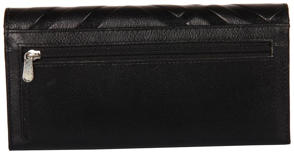 

LEWIS PAYTON Women Black Leather Wallet