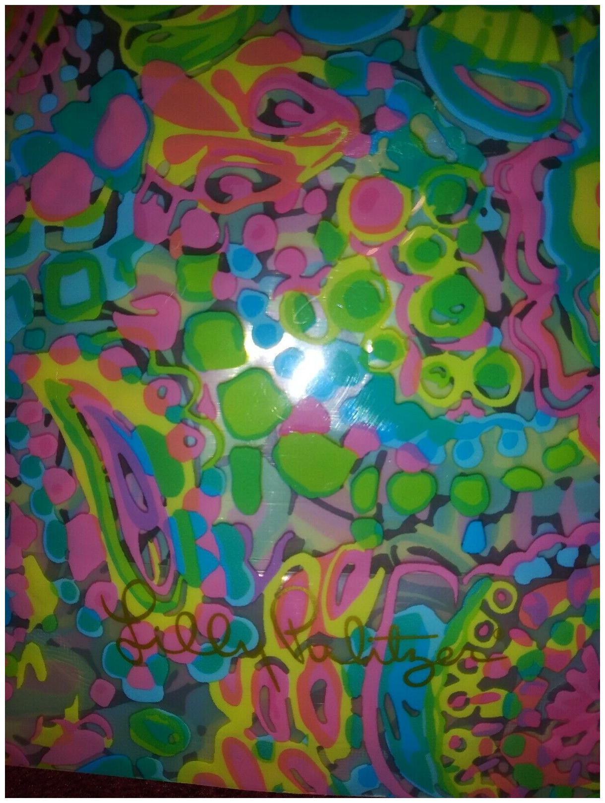 

Lilly Pulitzer GWP Come Out of Your Shell Water Bottle Collapsible Flask 13 oz