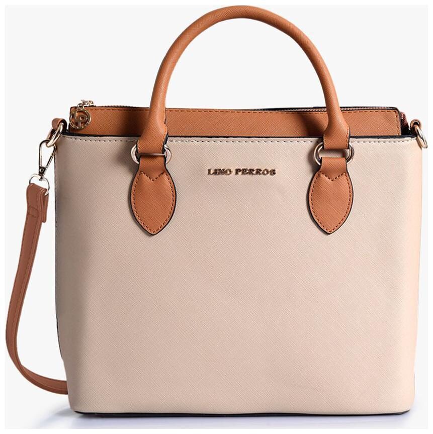 

Lino Perros Synthetic Women Handheld bag - Beige