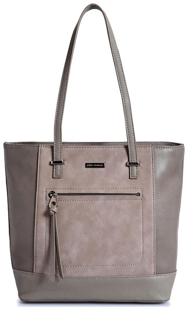 

Lino Peros Grey Hand bag