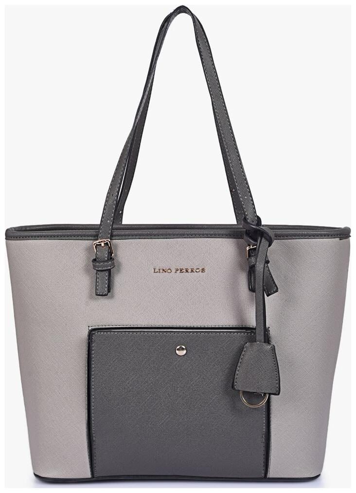 

Lino Peros Grey Hand bag
