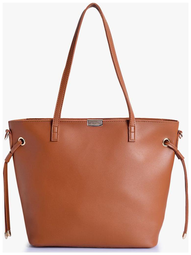 

Lino Perros Synthetic Women Handheld bag - Tan