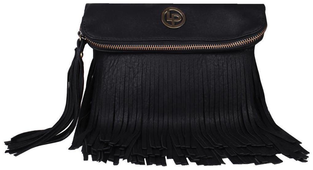 

Lino Perros Faux Leather Women Handheld bag - Black