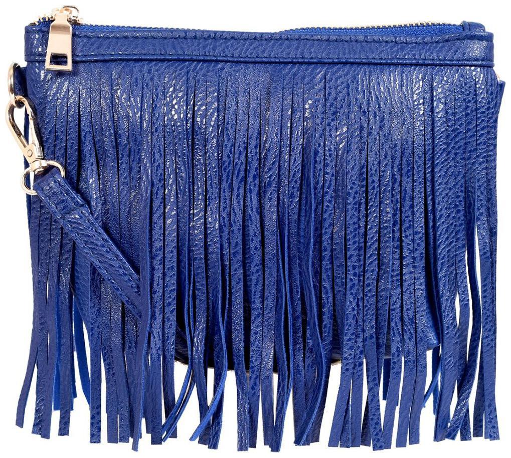 

Lino Perros Blue Leatherite Sling Bag