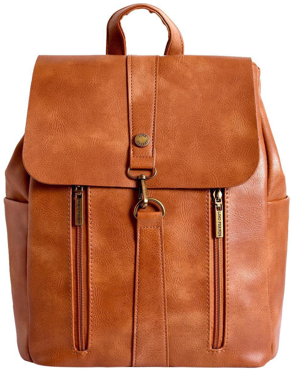 

Lino Perros Faux Leather Women Shoulder bag - Tan