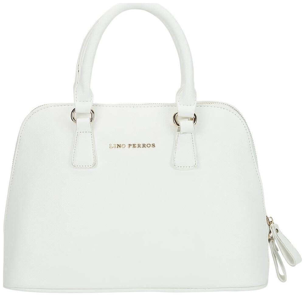 

Lino Perros Faux Leather Women Handheld bag - White