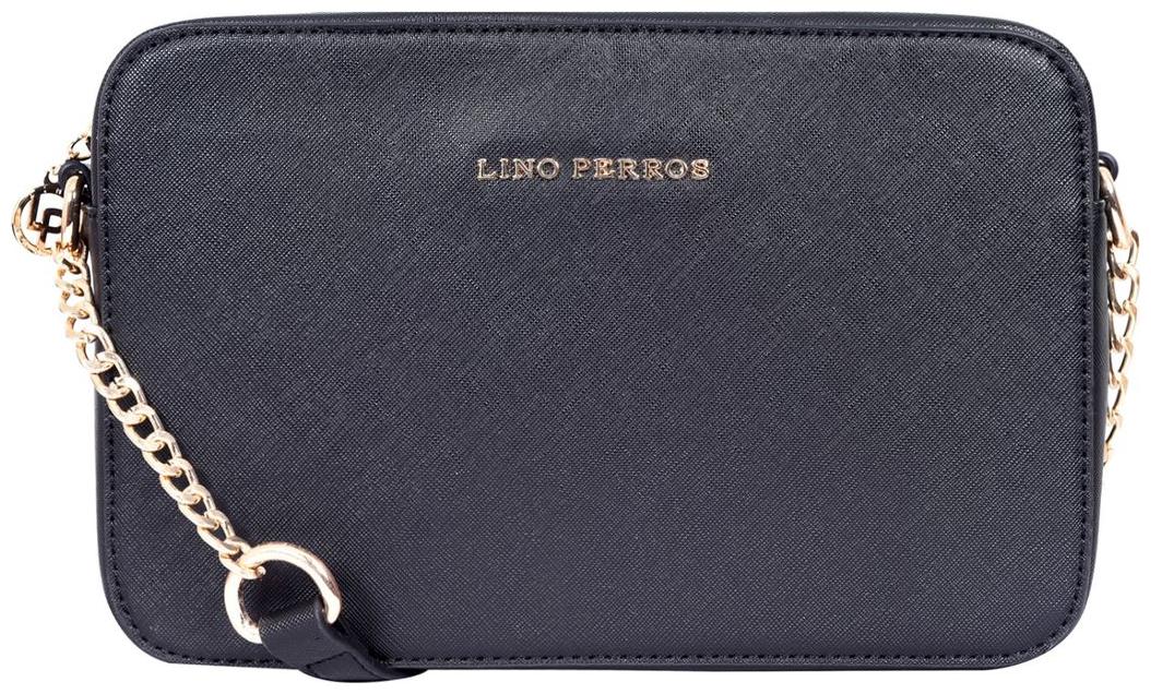 

Lino Perros Black Leatherite Sling Bag