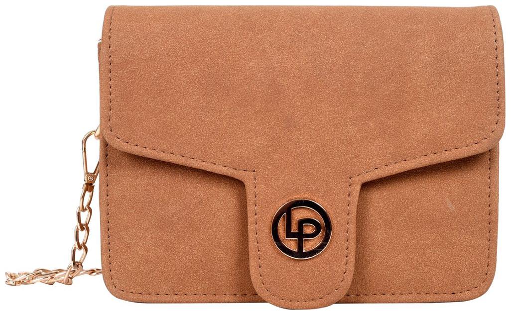 

Lino Perros Brown Leatherite Sling Bag