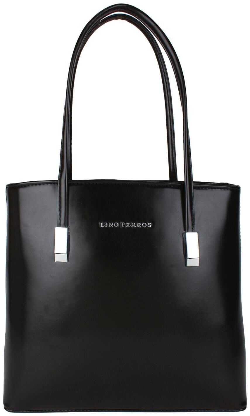 

Lino Perros Faux Leather Women Shoulder bag - Black