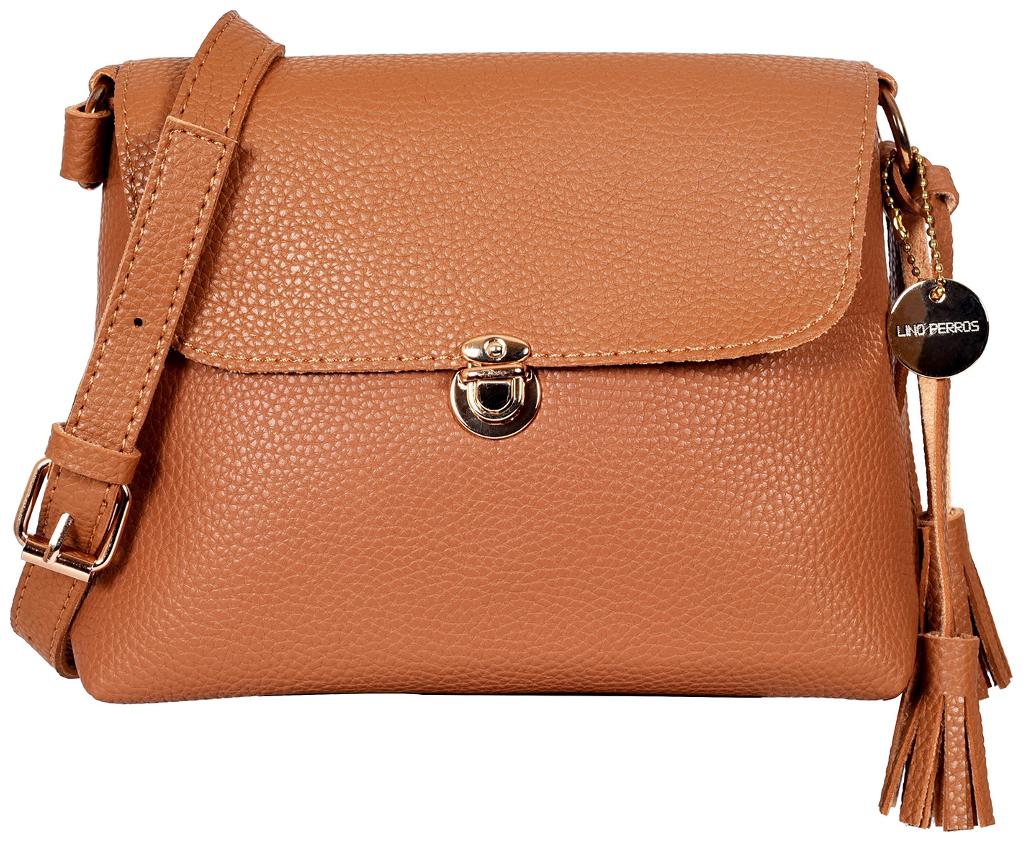 

Lino Perros Brown Sling Bag