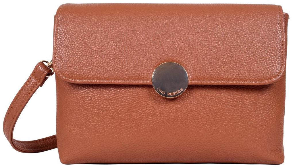 

Lino Perros Tan Leatherite Sling Bag