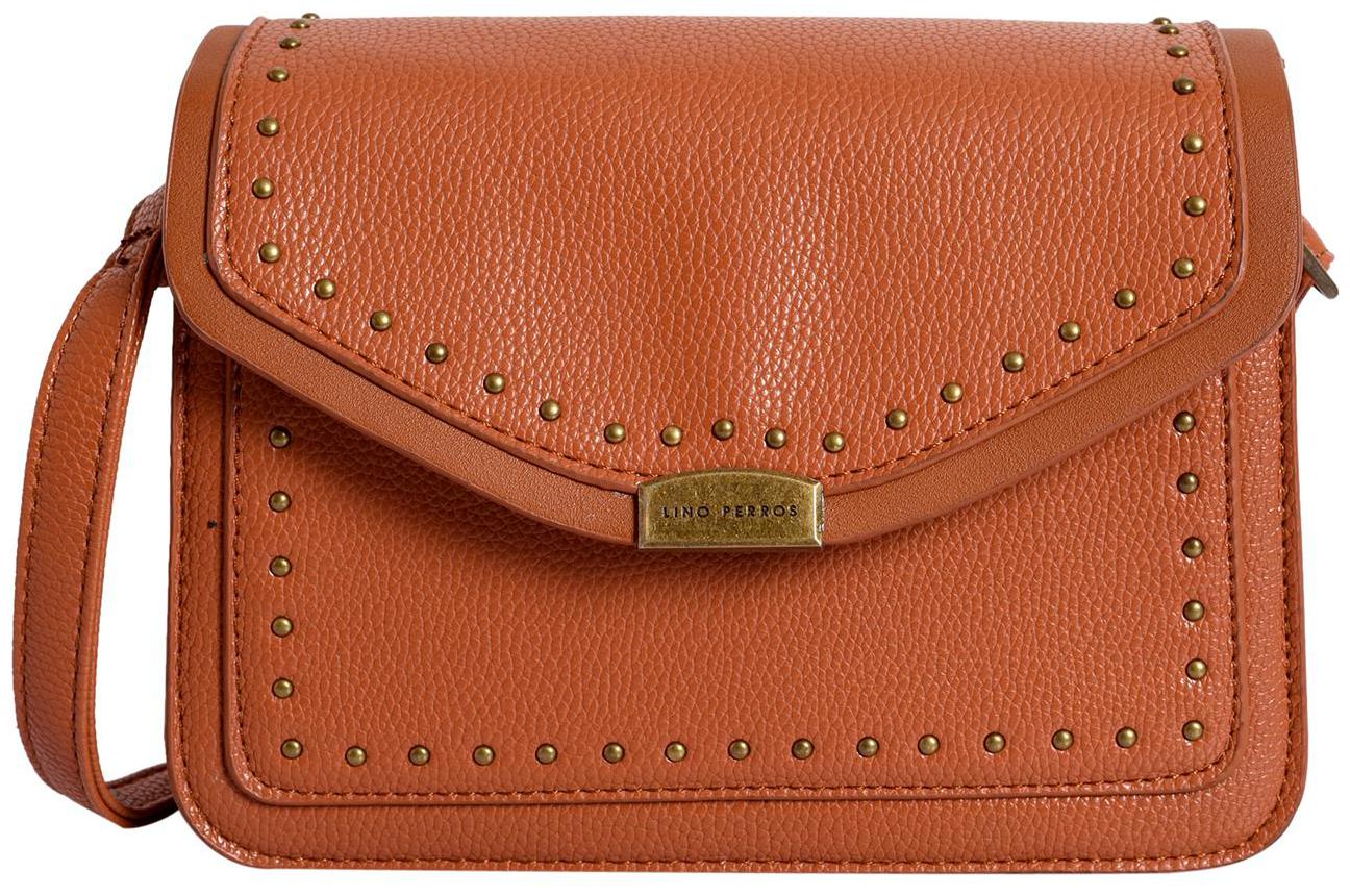 

Lino Perros Women Solid Faux Leather - Sling bag Tan