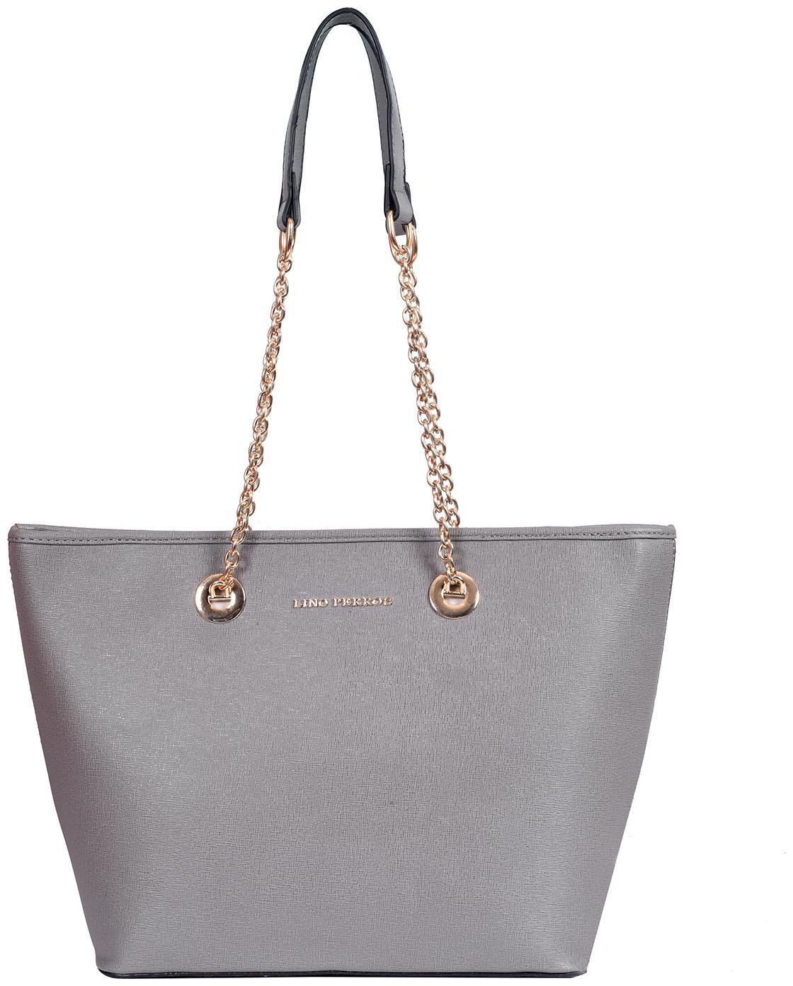 

Lino Perros Leather Women Handheld bag - Grey
