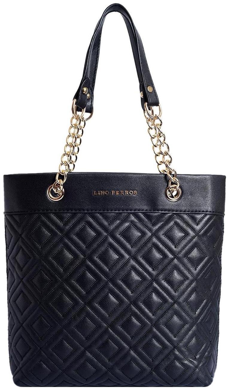 

Lino Perros Women Faux Leather Shoulder Bag - Black