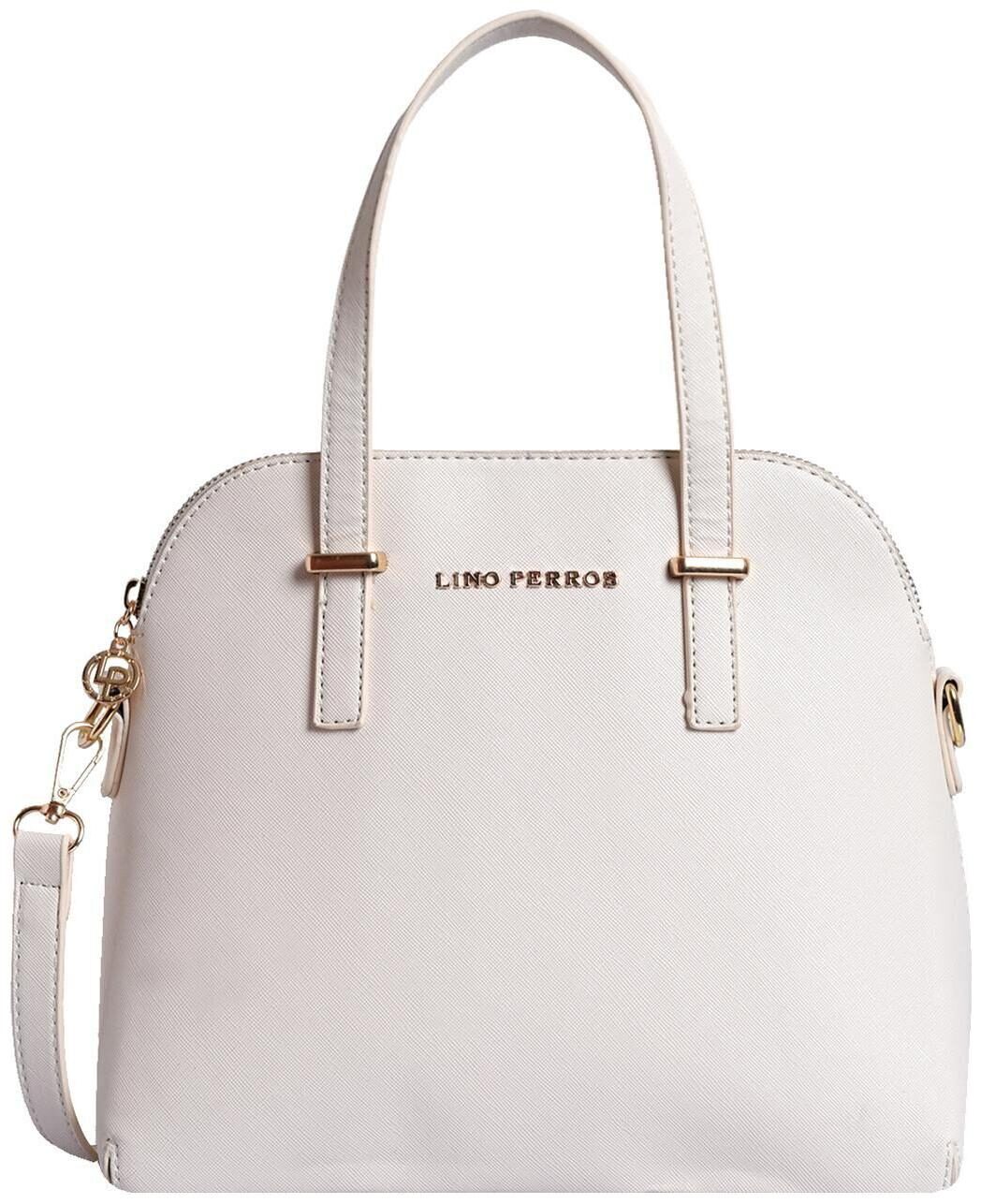 

Lino Perros Faux Leather Women Handheld bag - White