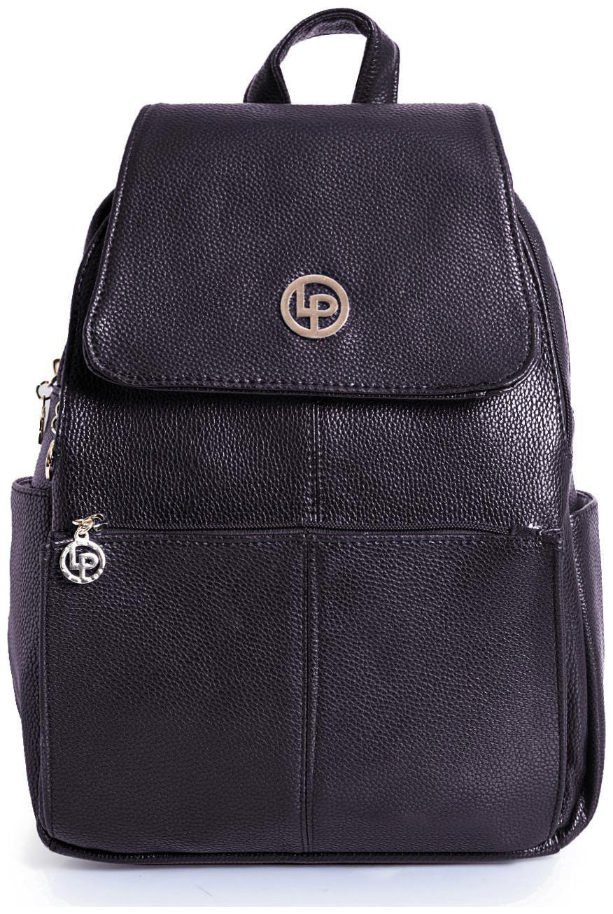 

Lino Perros Brown Faux Leather Backpack