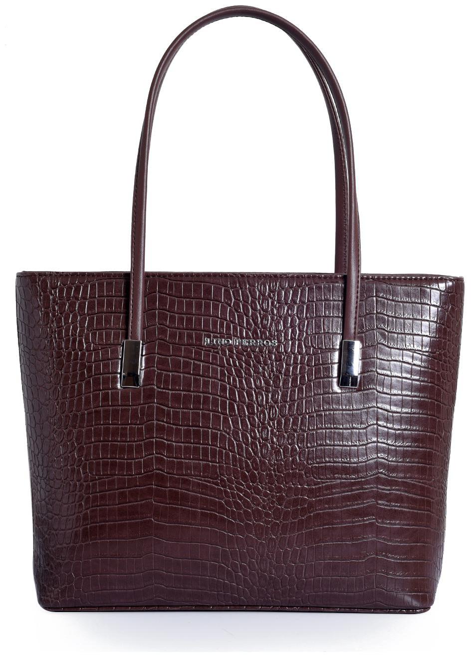 

Lino Perros Faux Leather Women Shoulder bag - Brown