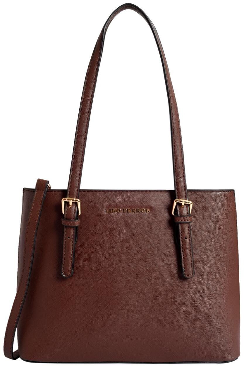 

Lino Perros Faux Leather Women Shoulder bag - Brown