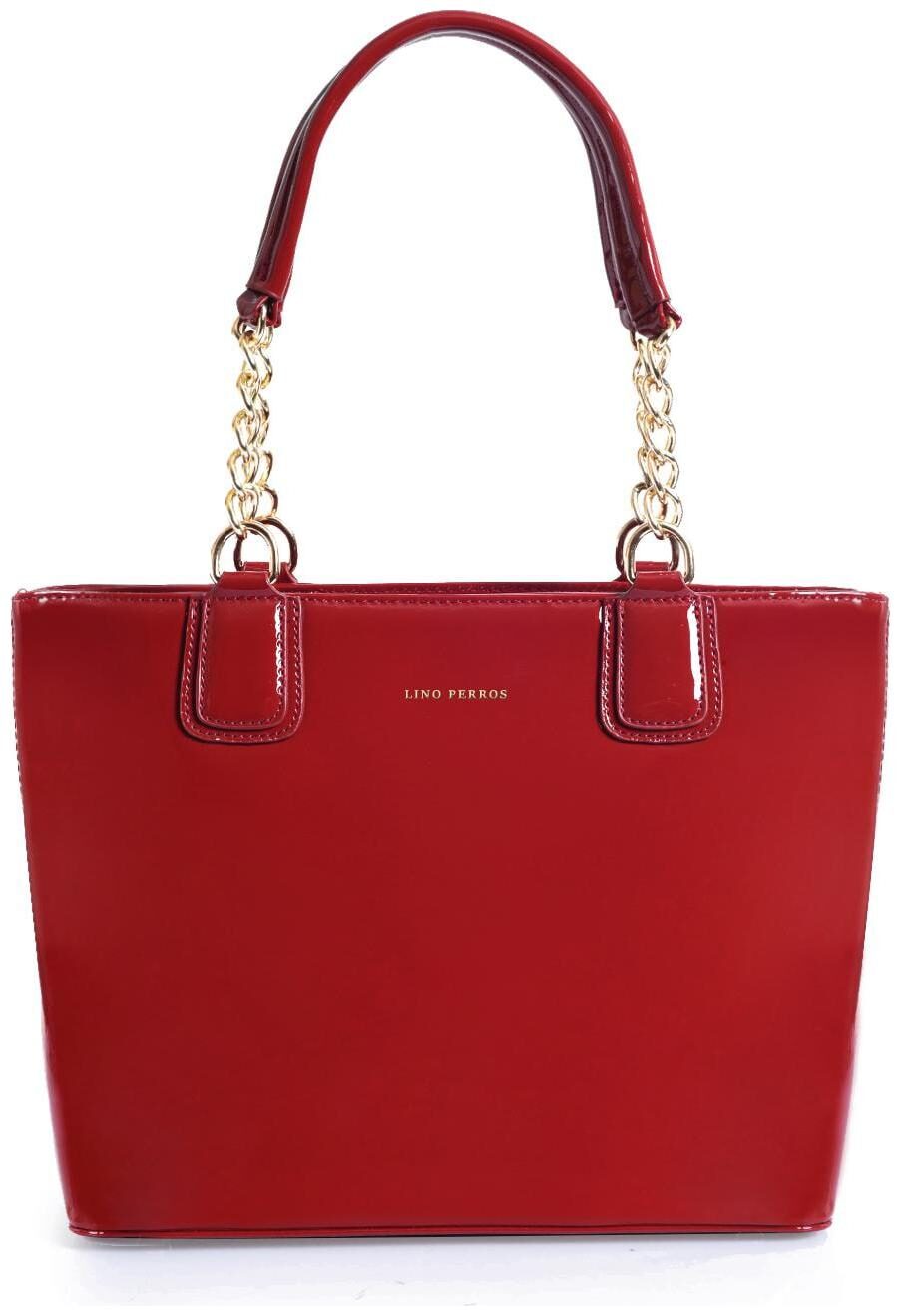 

Lino Perros Faux Leather Women Handheld bag - Red