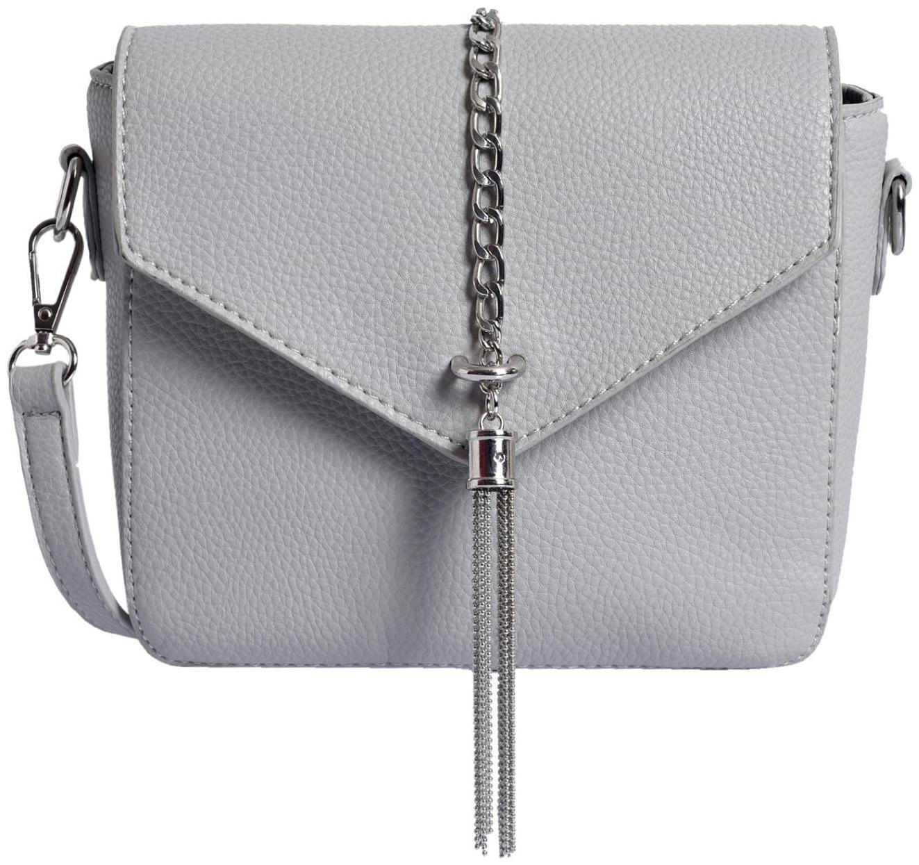 

Lino Perros Women Faux Leather Shoulder Bag - Grey