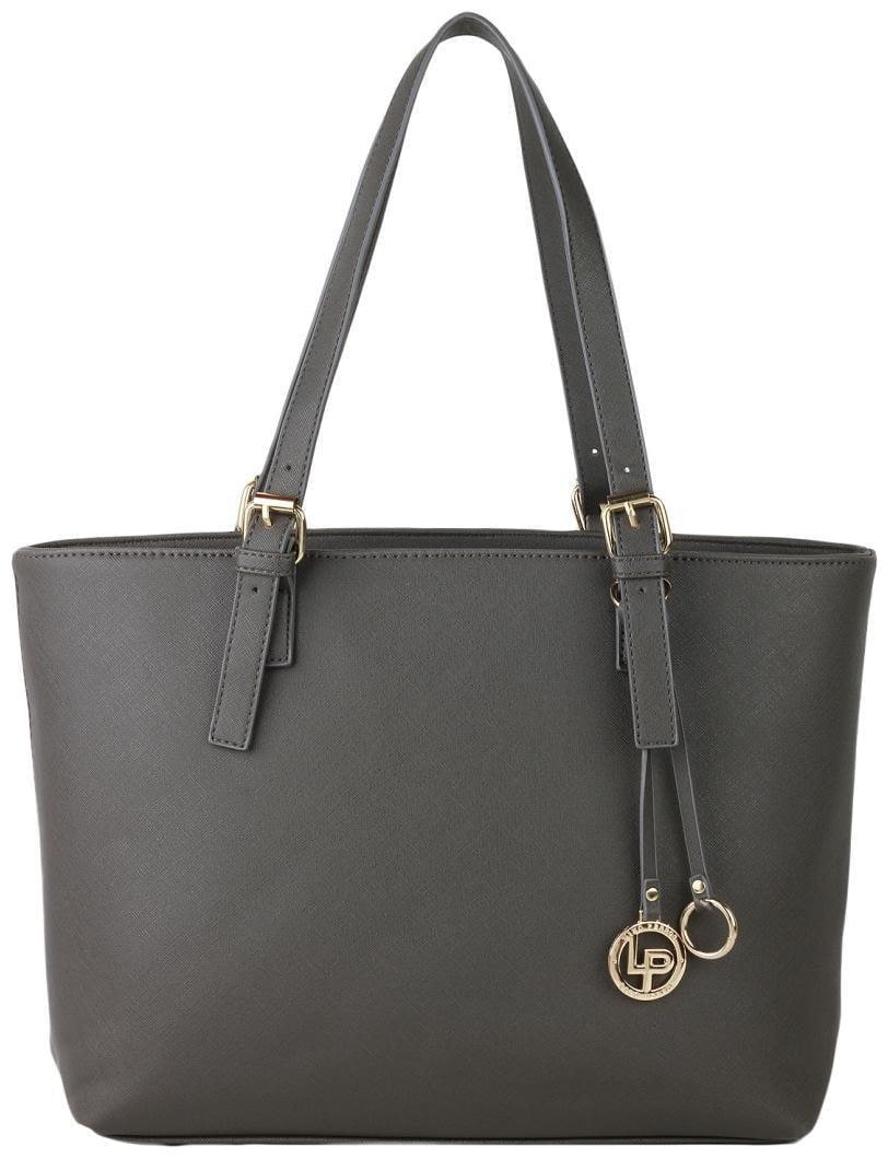

Lino Perros Faux Leather Women Handheld bag - Grey