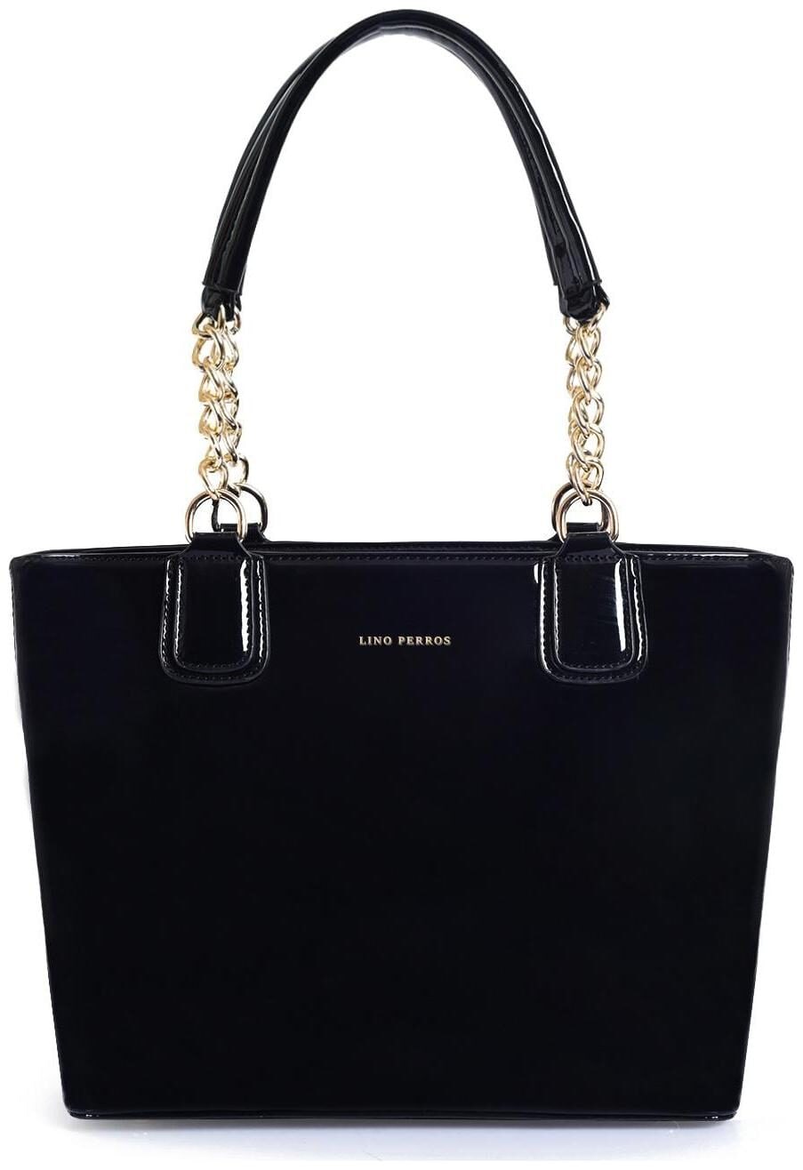 

Lino Perros Faux Leather Women Shoulder bag - Black