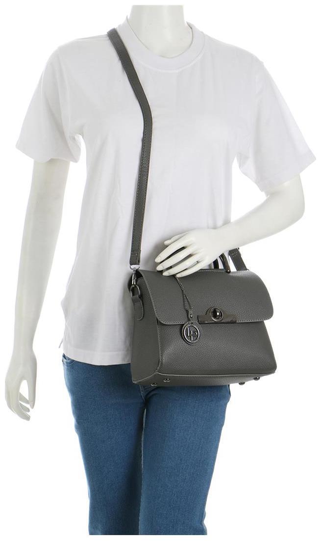 

Lino Perros Faux Leather Women Handheld bag - Grey