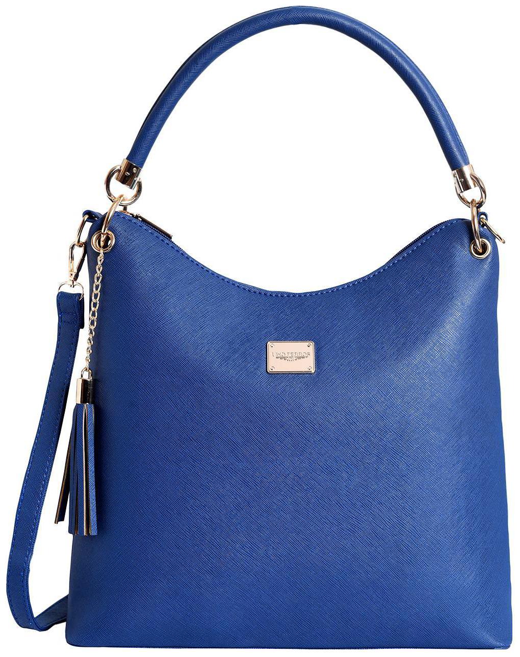 

Lino Perros Faux Leather Women Handheld bag - Blue