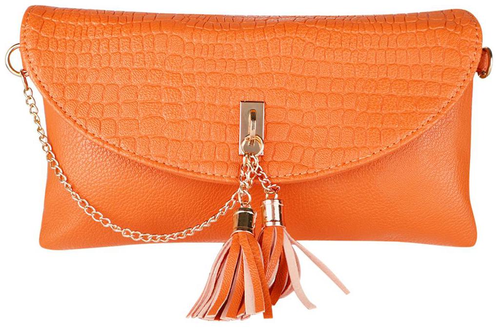

LINO PERROS ORANGE SLING BAG