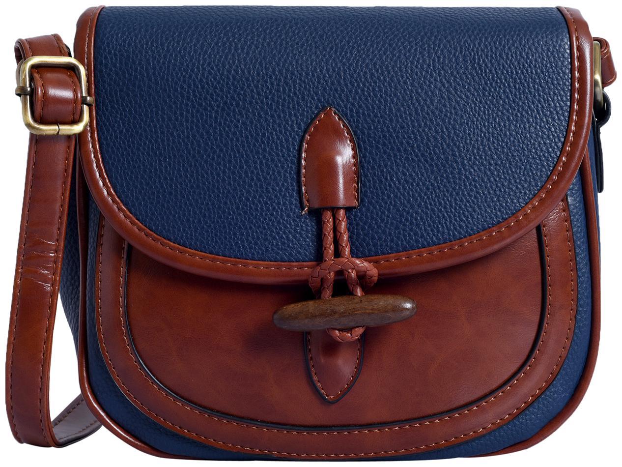 

Lino Perros Blue Coloured Sling Bag